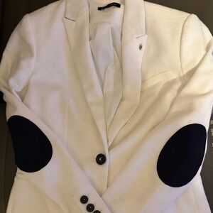 Tommy Hilfiger White Blazer with Navy Blue